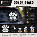 Dog on Board Car Decal – Waterproof Vinyl Window Sticker