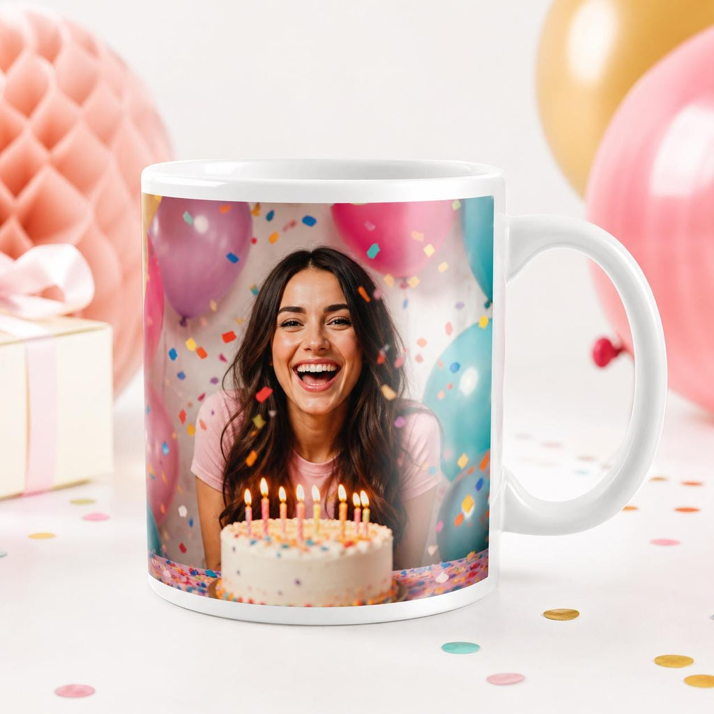 Personalised Birthday Photo Mug – Custom Picture Gift