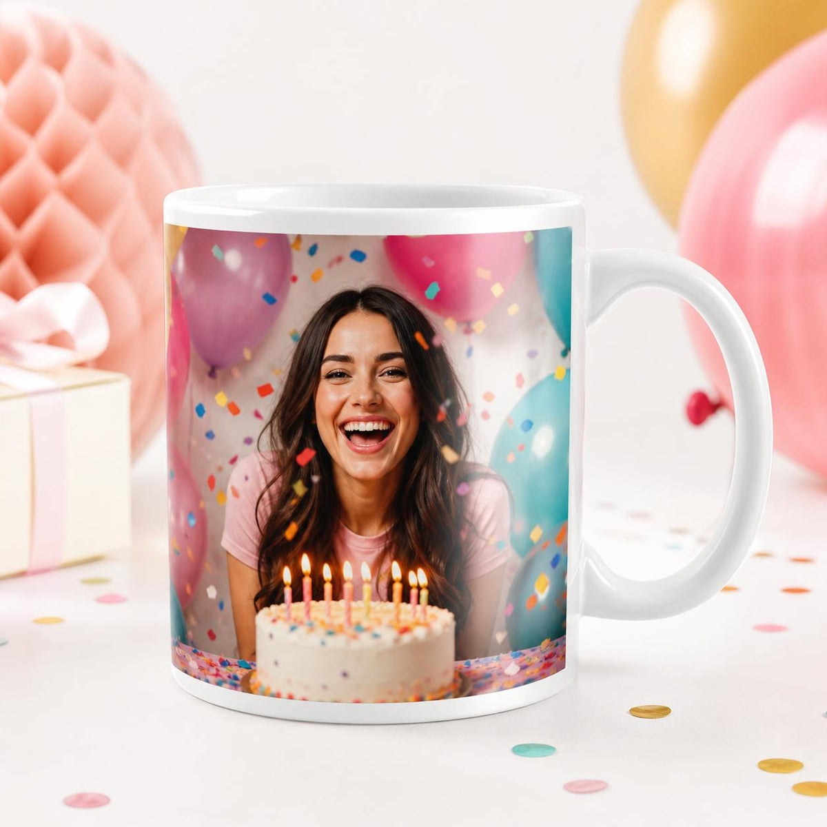 Personalised Birthday Photo Mug – Custom Picture Gift