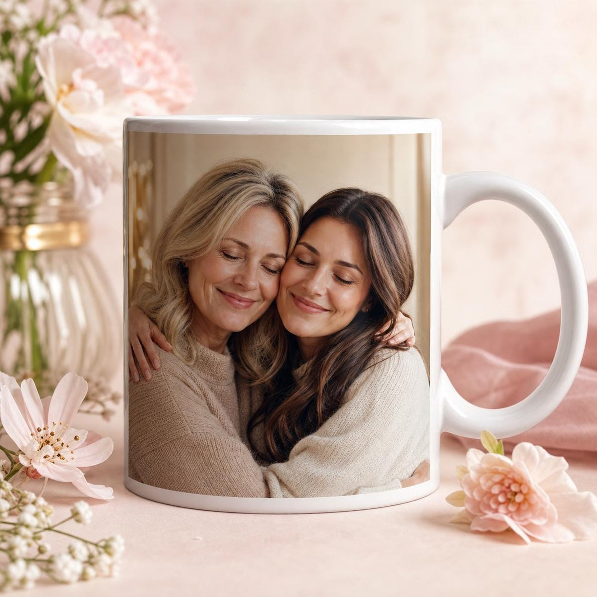 Personalised Photo Mug – Custom Mother’s Day Gift for Mum (350ml Ceramic)