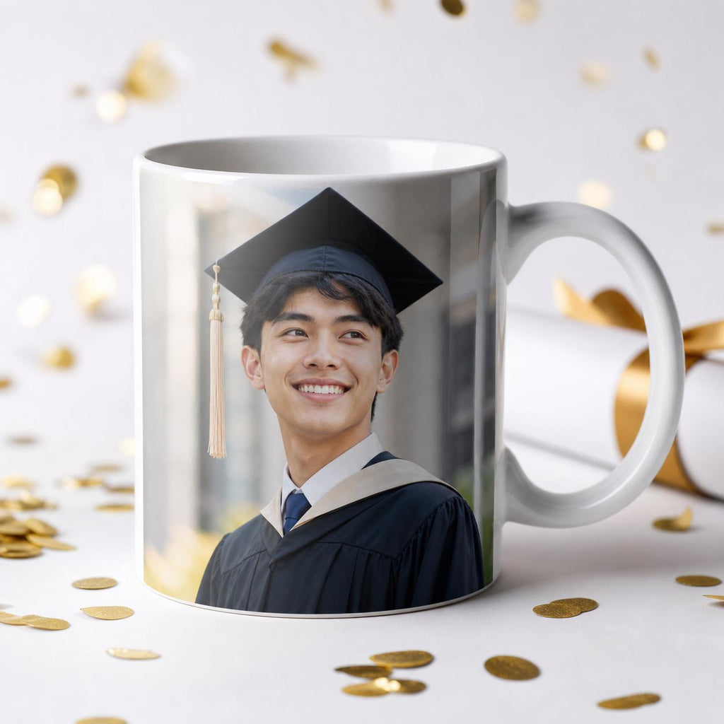 Personalised Graduation Photo Mug – Custom Graduate Gift