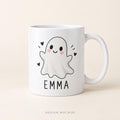 Personalised Ghost Mug - Halloween Ceramic Coffee Cup Gift