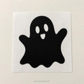 Ghost Vinyl Decal - Halloween Black Sticker 10cm