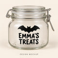 Personalised Halloween Jar - Halloween Glass Storage 0.5L